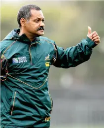  ??  ?? Peter De Villiers – the only coach to win twice in New Zealand and beat them three times in one year since readmissio­n – was laughed out of town as a lunatic in SA rugby circles.