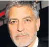  ??  ?? EXPERIENCE George Clooney