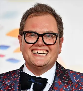  ?? Pic: Gareth Cattermole ?? Alan Carr brings his stand-up show to the Theatre Royal Bath