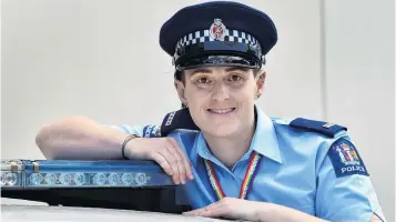  ?? PHOTO: PETER MCINTOSH ?? Empathy . . . Being a friendly face on the front line for Otago Coastal’s rainbow community is diversity liaison officer Constable Leanne Benjamin.