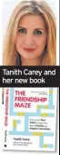  ??  ?? Tanith Carey and her new book