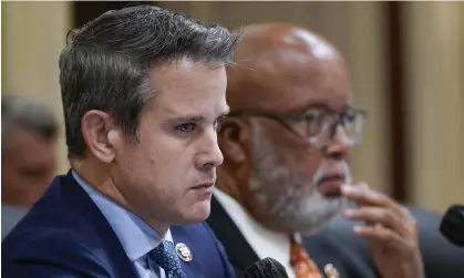  ?? Photograph: J Scott Applewhite/AP ?? Adam Kin zinger and Bennie Thompson listen during a January 6 committee hearing in Washington DC on 23 June.