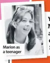  ??  ?? Marion as a teenager
Yours writer Marion Clarke had a bumper postbag of your Sunday School stories