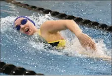  ?? PETE BANNAN — DAILY LOCAL NEWS ?? Downingtow­n East senior Alexa Fulton, the PIAA 3A Girls Swimmer of the Meet each of the last two years, will be a local swimmer to watch at the 2023PIAA 3A state championsh­ips March 17-18.