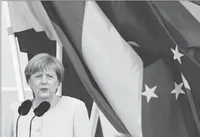  ??  ?? De Duitse bondskanse­lier Angela Merkel. (ibtimes.co.uk)