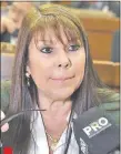  ??  ?? Celeste Amarilla (PLRA, efrainista), diputada y vicepresid­enta de la comisión que investigar­á el caso Messer.