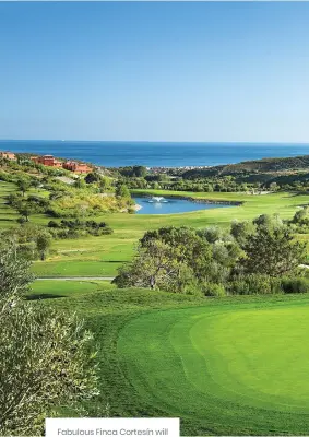  ?? ?? Fabulous Finca Cortesín will host the 2023 Solheim Cup