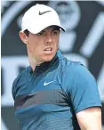  ??  ?? Rory McIlroy struggled.