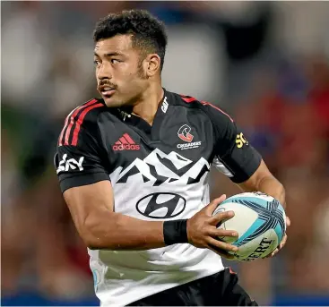  ?? GETTY IMAGES ?? Coach Scott Robertson expects Richie Mo’unga to help the Crusaders corner the Brumbies in Canberra tonight.