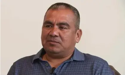  ?? Photograph: KRGV-TV ?? Raul Rodriguez is interviewe­d on KRGV-TV in 2019.