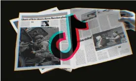  ?? Composite: The Guardian/Getty Images ?? Experts say TikTok is doing far too little to rein in election lies spreading among its users.