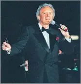  ?? Gary Friedman Los Angeles Times ?? A MELLOW BARITONE Vic Damone, shown in Las Vegas in 1998, had “the best pipes in the business,” Frank Sinatra said.