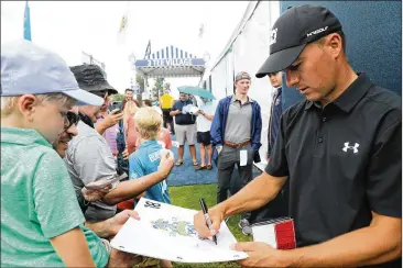  ?? PHOTOS BY JAMIE SQUIRE / GETTY IMAGES ?? Several members of Jordan Spieth’s family are from the St. Louis area.