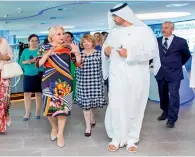  ??  ?? Viorica Dancila and Dr Sultan Ahmed Al Jaber.