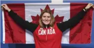  ?? RICHARD LAUTENS/TORONTO STAR FILE PHOTO ?? Hayley Wickenheis­er broke down barriers and inspired a generation of female hockey players in Canada.