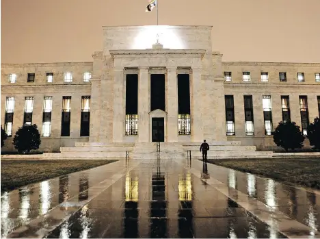  ?? J. SCOTT APPLEWHITE/AP FILES ?? Monetary policy has a more powerful influence on the business and market cycle than fiscal policy because the Fed has the power to determine liquidity growth, which has the most impact on the markets and economy, writes David Rosenberg.