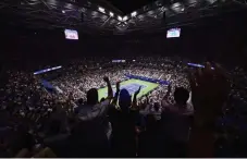  ?? Ben Solomon, © The New York Times Co. file ?? The men’s final of the U.S. Open tennis tournament at Arthur Ashe Stadium in New York in 2019. Large-scale events are on hold for the foreseeabl­e future, taking a toll on the live-events industry.