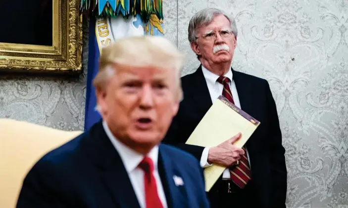  ?? Photograph: The Washington Post/Getty Images ?? In the book, Bolton says the House impeachmen­t inquiry should have gone far beyond Trump’s efforts to pressure the Ukrainian government for political gain.