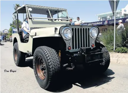  ?? Picture: DON BRYCE ?? OLD CLASSIC: This Willys jeep was one of the many vintage cars that took part in the Amatola Classic Car Run last year. This year’s event takes place later this month