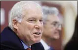  ?? ?? In this file photo, Eric Rosengren speaks during a round table discussion at Silver Lane Elementary School, in East Hartford, Connecticu­t. (AP)