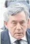  ??  ?? Gordon Brown