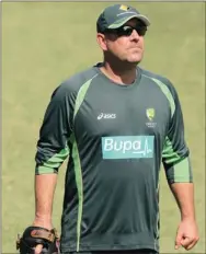  ?? GETTY IMAGES ?? AGGRESSIVE: Coach Darren Lehmann says his team will play within the rules, but also go for the in-your-face approach, against England in the remaining Ashes Tests.