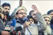  ??  ?? The anti-terrorism court indicted Hafiz Saeed and three of his top aides for terror financing. PTI FILE