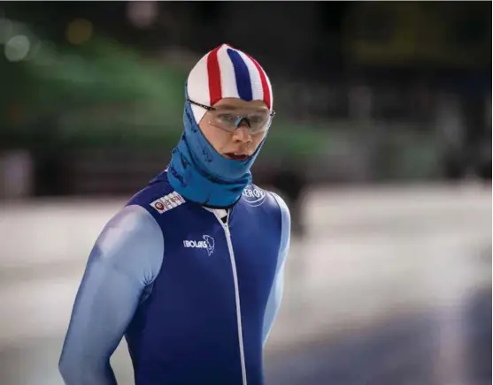  ??  ?? GOD START: Håvard Holmefjord Lorentzen vant NM nylig på 500 meter med tiden 35,03. Det var en tid konkurrent­ene trolig la merke til. I Nederland vant Kai Verbij på den samme tiden, men på mye raskere is.