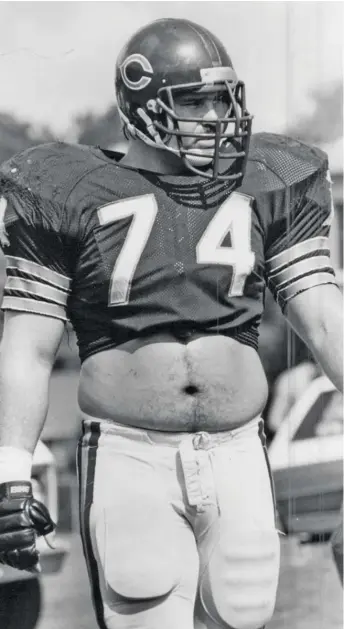  ?? SUN-TIMES ?? Former Bears offensive tackle Jimbo Covert was chosen for the NFL’s ‘‘Team of the ’80s.’’