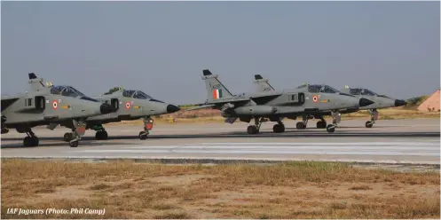  ??  ?? IAF Jaguars (Photo: Phil Camp)