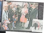  ?? ?? ● Clipping from the Runcorn Weekly News with pictures of the Queen’s visit to the Shopping City in 1972