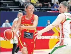  ??  ?? Laia Palau, ayer en el estreno en este Eurobasket ante Bielorrusi­a.