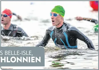  ?? Photos fournie ?? François Belle-Isle, enseignant à l’École secondaire catholique régionale de Hawkesbury, a récemment participé au cross-triathlon de forêt XTerra à Québec et s’est qualifié pour les championna­ts du monde.—