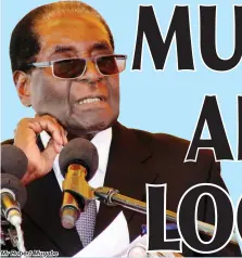  ??  ?? Mr Robert Mugabe
