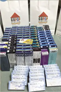  ?? 。（ ） ?? GOPOP Station最初以­銷售透明隱形眼鏡為主 圖片由GOPOP Station提供