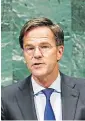  ??  ?? Mark Rutte