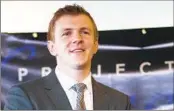  ?? PABLO MARTINEZ MONSIVAIS AP FILE ?? A power struggle inside Project Veritas pushed out James O’Keefe, the group’s founder and chair.