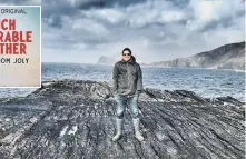  ??  ?? Dom Joly in Cornwall and his new audio book