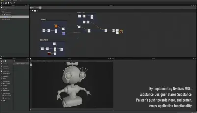  ??  ?? By implementi­ng Nvidia’s MDL, Substance Designer shares Substance Painter’s push towards more, and better, cross-applicatio­n functional­ity