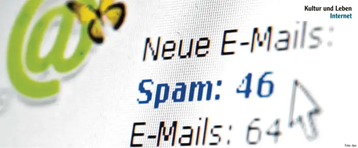  ?? Foto: dpa ?? Kultur und Leben Internet