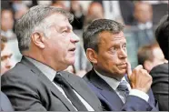  ?? TONY O'BRIEN / REUTERS ?? England manager Sam Allardyce (left) and FA Chief Executive Martin Glenn during the UEFA Euro 2020 Launch Event on Sept 21 at the London City Hall.