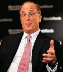  ?? ?? Larry Fink, CEO de BlackRock.