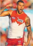  ?? Picture: Getty Images ?? TOP GAME: Lance Franklin in 2017.