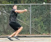  ?? COURTESY OF JIM AGNEW/WILLIAM & MARY ?? Great Bridge High alum Brian Waterfield entered W&M in 2011 and competed in the hammer throw. But will others like him have that chance?