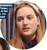  ??  ?? OSCAR WINNERS: Brenda Fricker, left, and, in her first role,
Kate Winslet