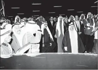  ?? KUNA photo ?? An archive photo during the inaugurati­on of Kuwait University on November 27, 1966, it is the first research university in Kuwait.