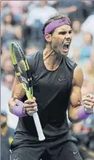  ?? FOTO: AP ?? Nadal ciento por ciento competitiv­o