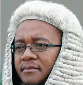  ??  ?? Justice Michael Leburu