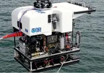  ??  ?? The Deep Discoverer is built to withstand huge pressure as it investigat­es to depths of 3000 metres.