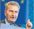  ?? FOTO: DPA ?? Günther Oettinger predigt am Sonntag in Biberach.